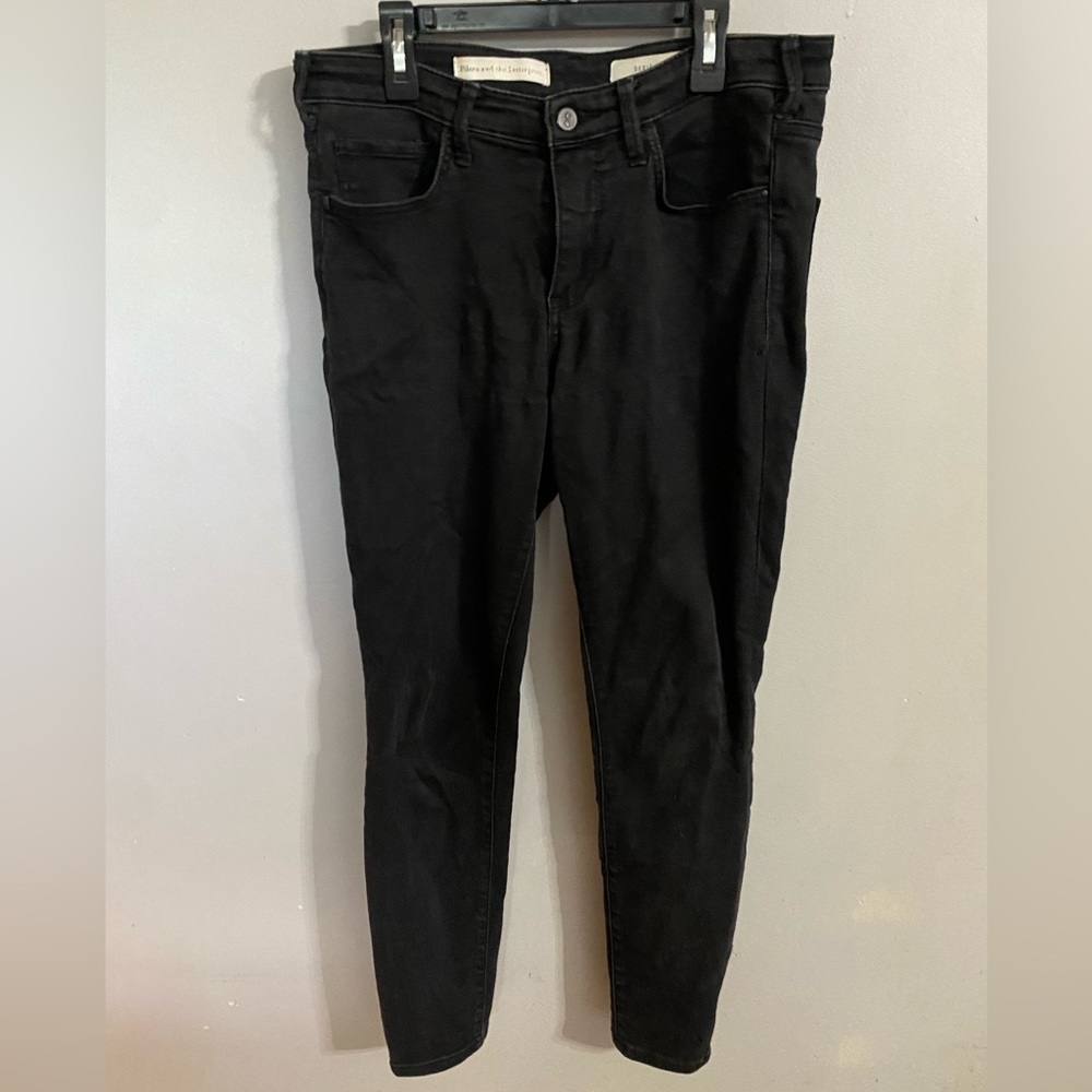 Pilcro and the Letterpress Black Skinny Jeans Size 29
